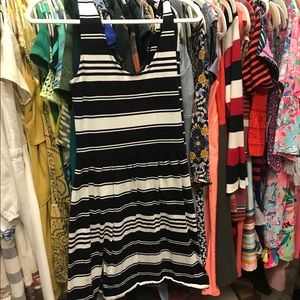 J crew Factory striped cotton dress xs